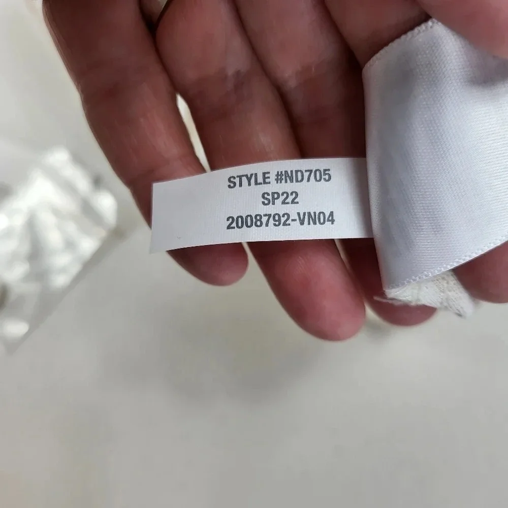 Madewell Women's Linen Blend Striped Elastic Waist Sz Small NEW